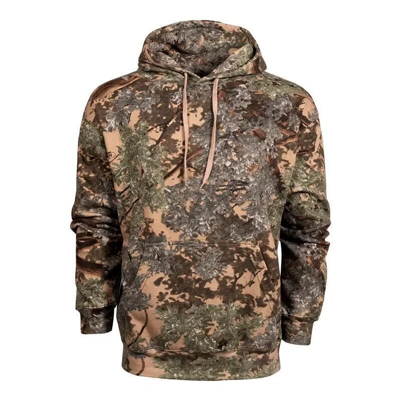2024 spring new AliExpress cross-border men's pullover hooded sweatshirt 3D hunting camouflage print sweatshirt hooded