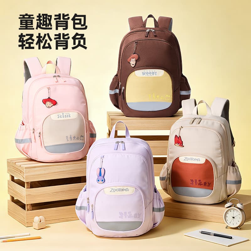 Disney Schoolbag Toy Story Primary School Large Capacity 1-3 Grade Spine Protection and Burden Reduction Children's Backpack