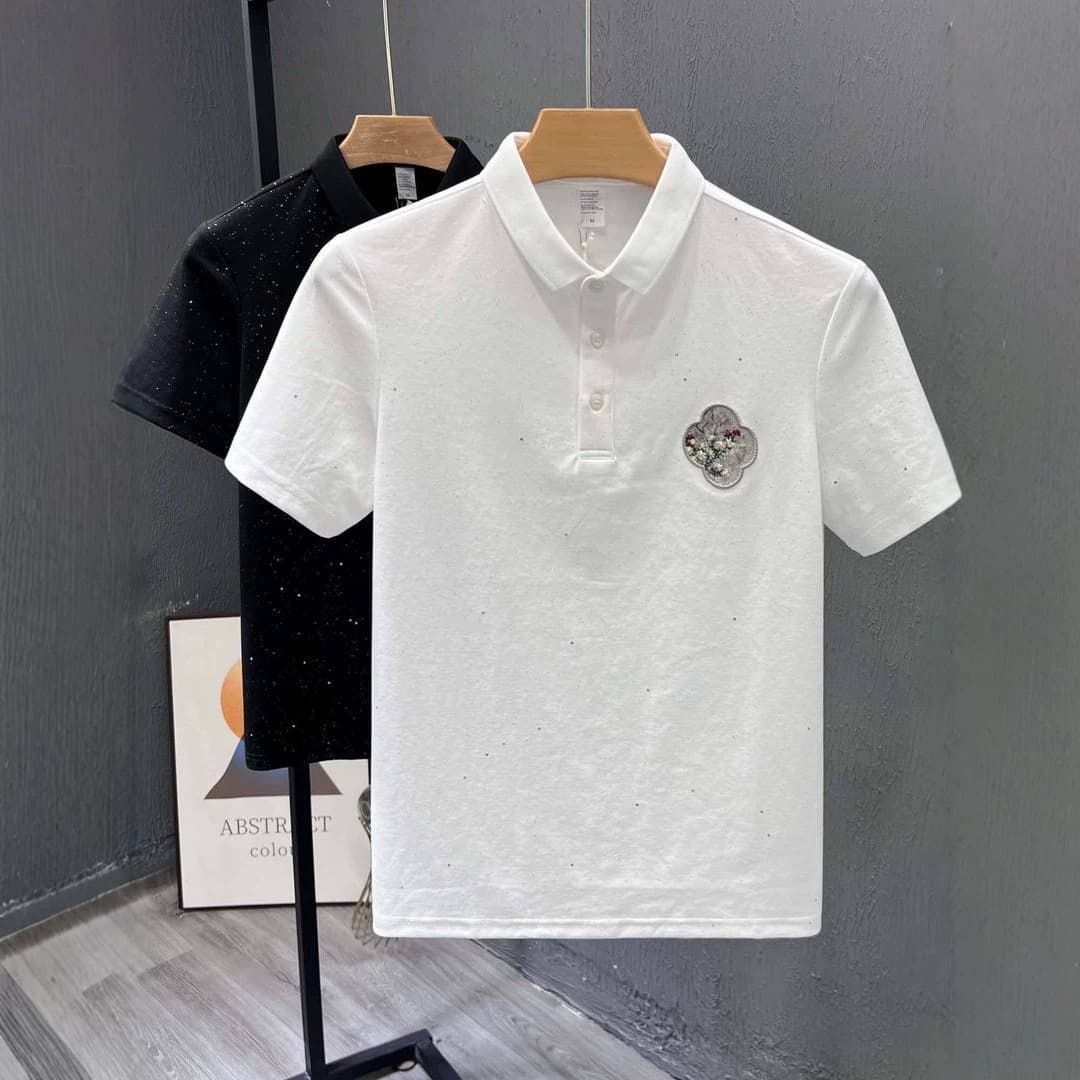 Missing the original order! Trendy Men's Short Sleeve T-Shirt Lapel Polo Shirt Versatile New Men's Fashion Casual Top