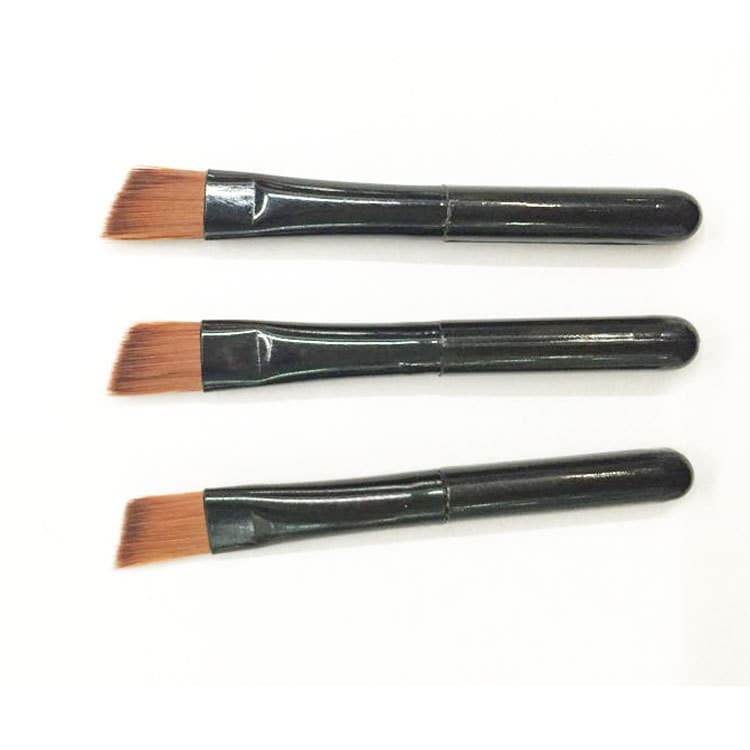 50mm Factory Direct Mini Angled Fiber Brow Brush Eyeliner Brush Beauty Makeup Cosmetic Brush Tool