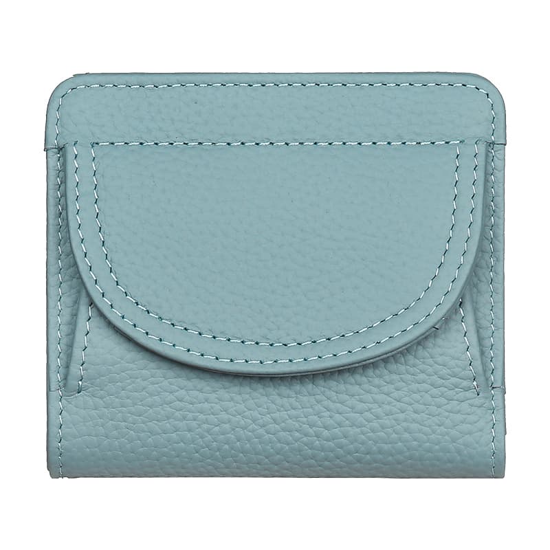 Women's Wallet Japanese Trendy Genuine Leather Coin Purse Ultra-thin Fashion Small Wallet Mini Short Top Layer Cowhide