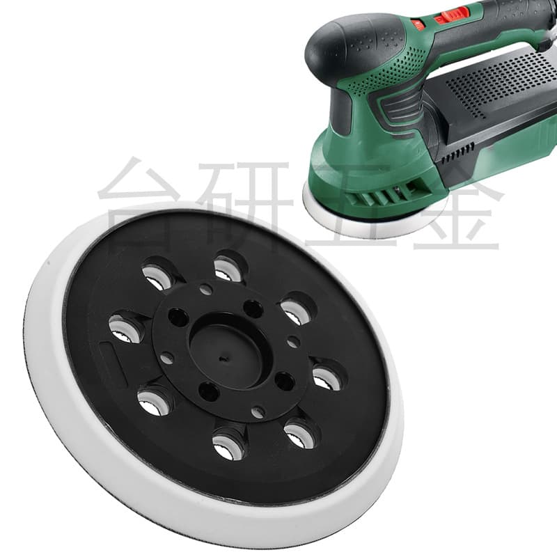 Compatible with Bosch PEX300AE PEX400AE Backing Pad, 5-Inch 8-Hole 4-Eye Self-Adhesive Flocking Sanding Disc