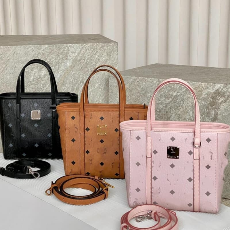M Brand C New Style Basket Bag Lv Tote Bag Women's Genuine Leather Classic Print Shopping Bag Single Shoulder Crossbody Handbag