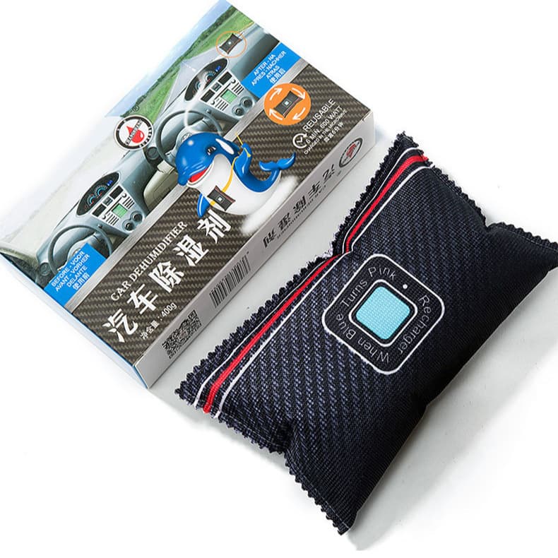 Car dehumidifying bags, household formaldehyde-removing activated charcoal packs, color-changing moisture-proof dehumidifying bags for new vehicles, and charcoal packs.