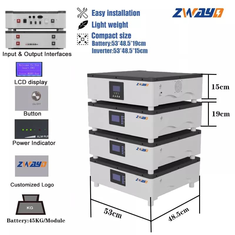 5kWh All-in-One Energy Storage System 10kW Solar 48V 100Ah