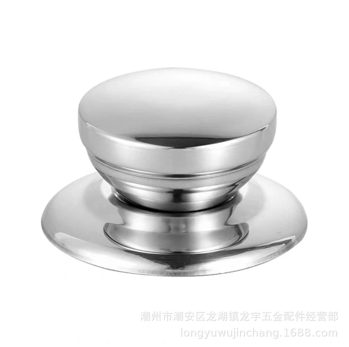 Stainless Steel Pot Lid Knob Non-Slip Metal Pot Top Knob Steel Pot Twist Pot Lid Handle Pot Lid Accessory
