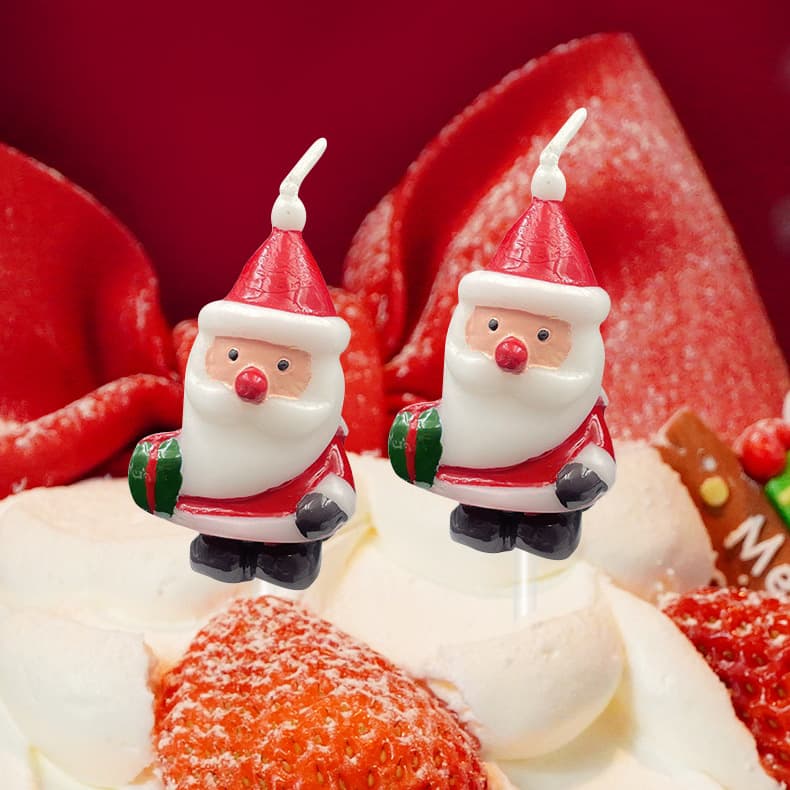 Handmade Christmas Decoration Santa Claus Candle Creative Atmosphere Christmas Birthday Candle Wholesale