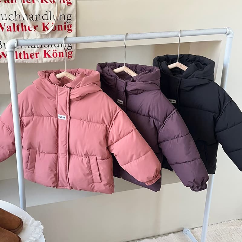 Children's Down Cotton Coat Winter Warm Kids Cotton Jacket 2025 New for Boys and Girls