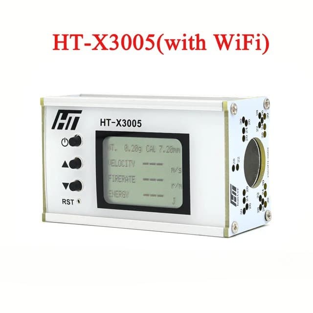 Precise speedometer muzzle velocity meter aluminum shell radar speedometer projectile speed measurement HT-X3006 X3005 with W IFI