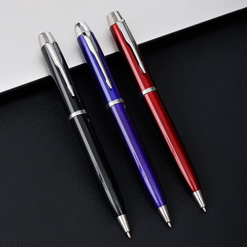 Rotating low-weight ballpoint pen metal multi-color small high-end medium oil refill business office gift pen cross-border signature pen