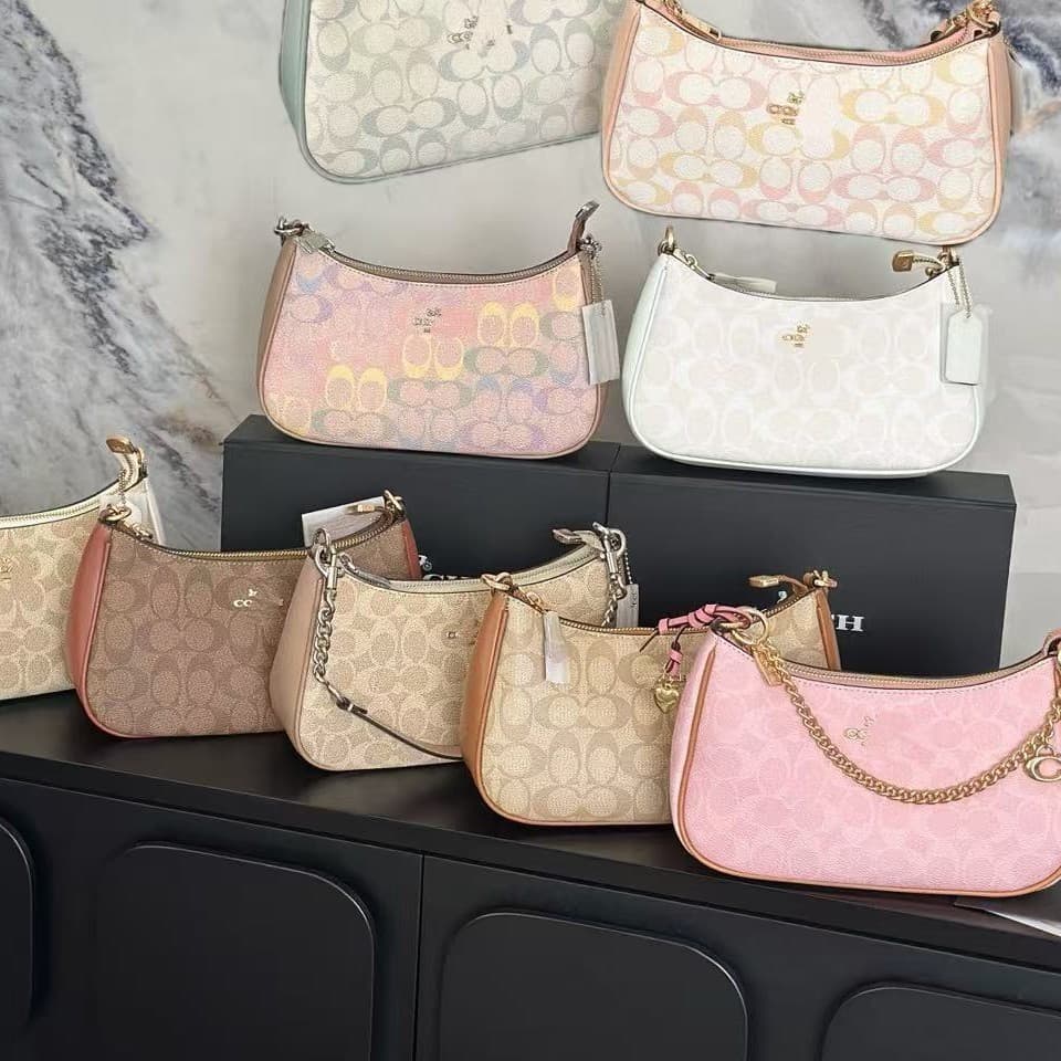 C's Teri underarm bag 24.5*15.5cm detachable shoulder strap underarm single shoulder crossbody portable daily commuting