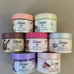 Duo Fen Pomegranate Seed Body Scrub, Improves Roughness 298g, Deep Cleansing, Gentle Full-Body Exfoliation, Long-Lasting Fragrance