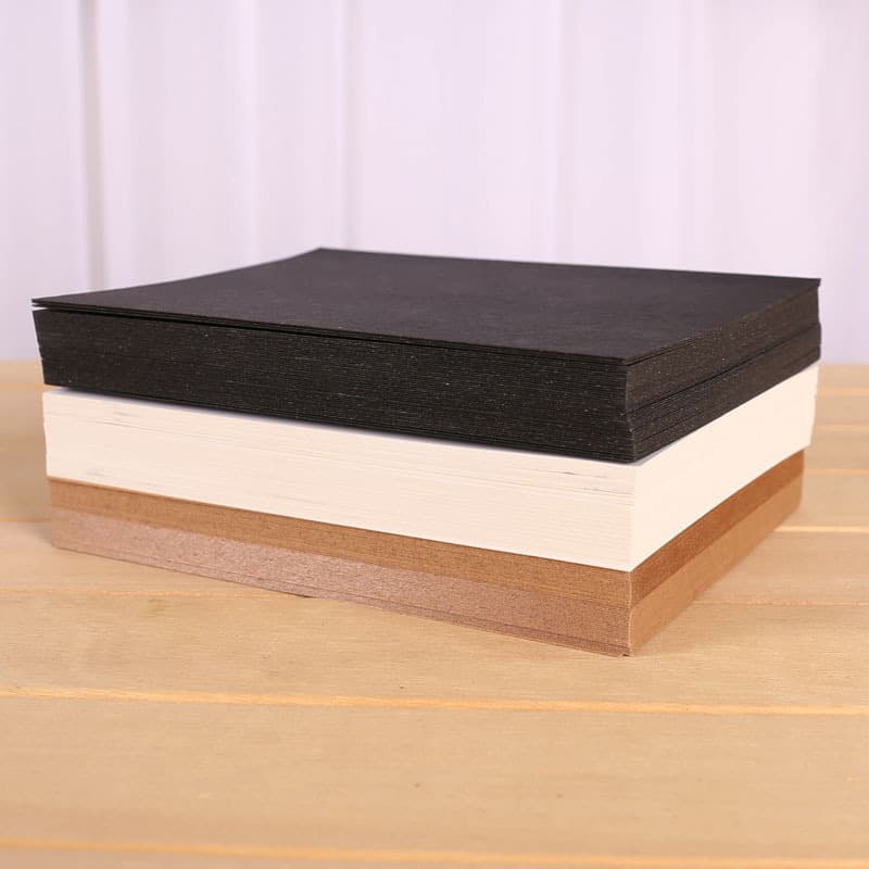 Thick Kraft Hard Cardboard for Handmade Creative DIY Small Cards Blank Postcards Kraft Bookmarks Doodle Drawing Paper