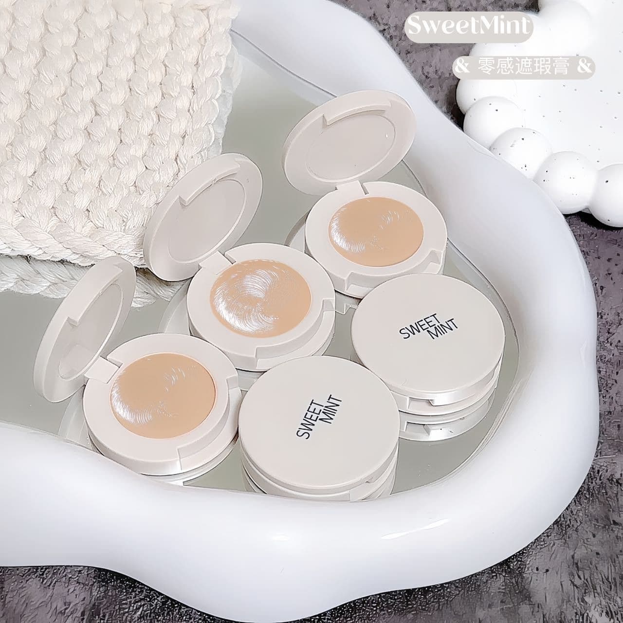 SWEET MINT Zero-Sense Concealer Natural Coverage Dark Circles Acne Spots Facial Blemishes Student-Friendly Makeup Domestic Brand