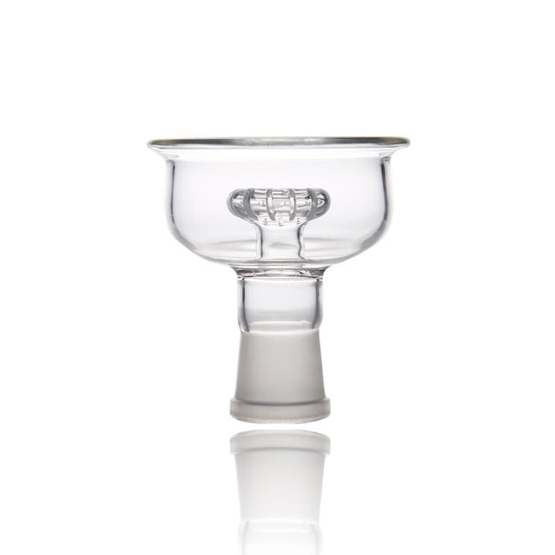 Cross-border stock supply hookah glass bowl, foil type glass bowl, heat-resistant handmade glass hookah head