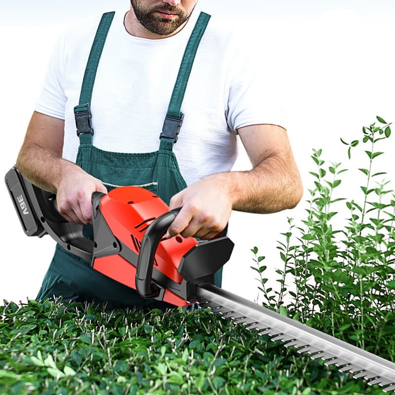 Electric Hedge Trimmer Lithium Battery Rechargeable Multifunctional Trimming Household Garden Pruning Machine Tea Picking Machine Hedge Trimmer