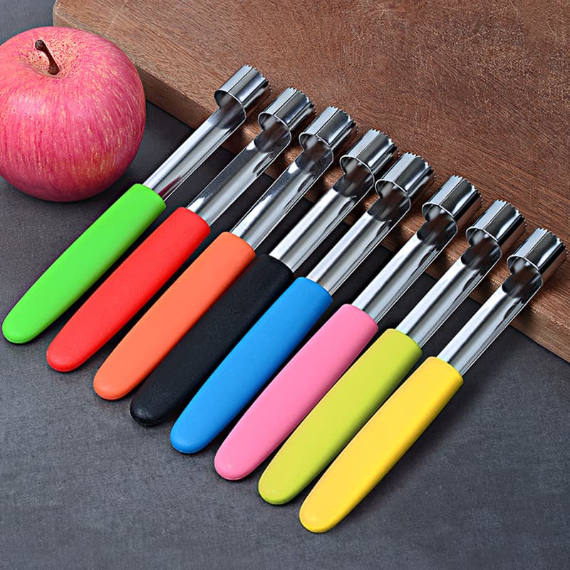 Corer Stainless Steel PP Handle Kitchen Tool Fruit Seed Remover Tool Durable Easy To Use For Home Cooking Baking