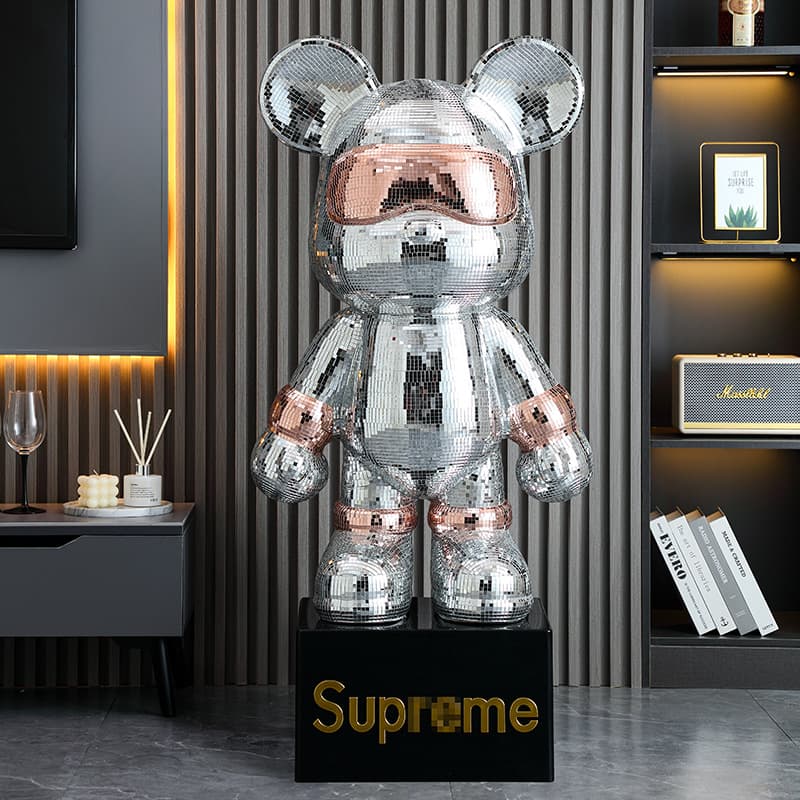 Luxury Violent Bear Piggy Bank Living Room Home Light Luxury Simple TV Cabinet Large Floor Creative Decorative Ornament
