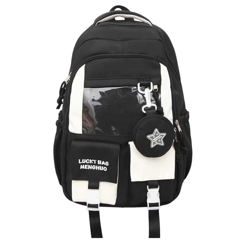 Large Capacity Backpack for Girls Middle School High School College Casual Travel Breathable Double Shoulder Bag