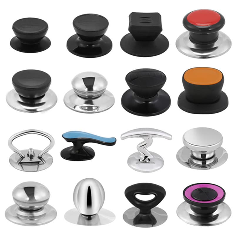 Stainless Steel Pot Lid Handle Glass Lid Cap Stainless Steel Accessories Universal Top Knob Lid Knob Handle Wholesale