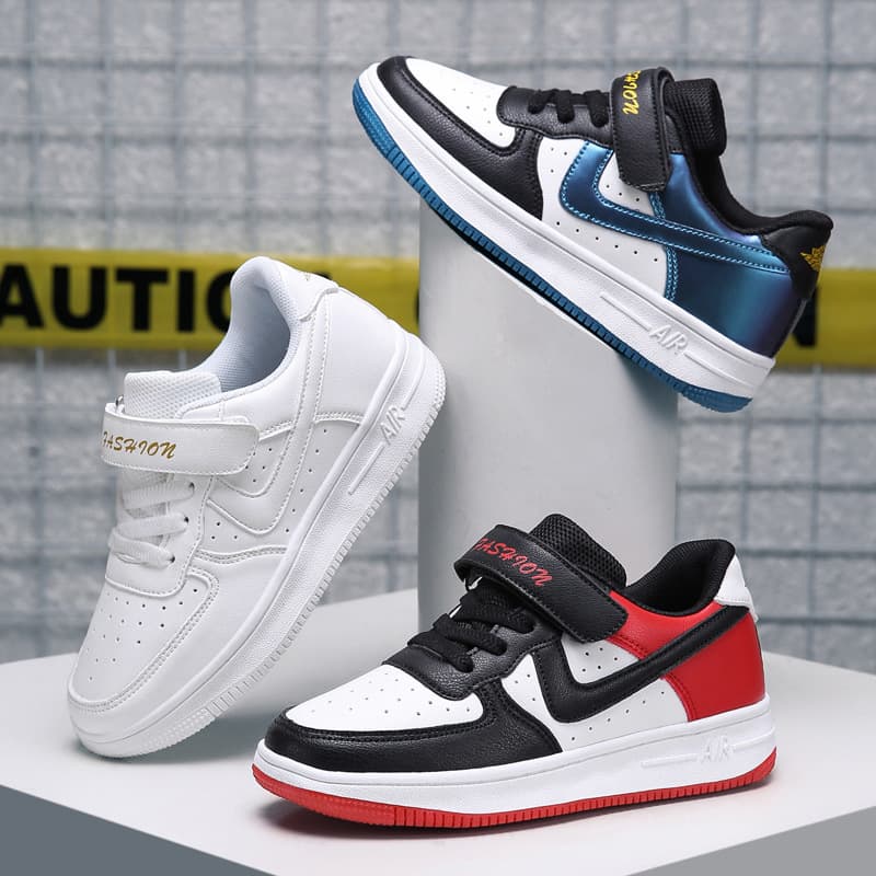 Children's White Shoes for Boys and Girls, 2024 Spring and Autumn New Arrival, White Sports Shoes for Students