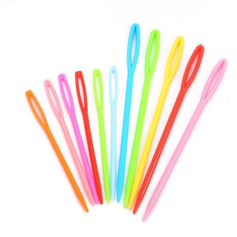 Plastic sewing needles, knitting tools, sweater needle accessories, marking buckles, sewing needles, wool crochet hooks, small pins, anti-unlocking pins