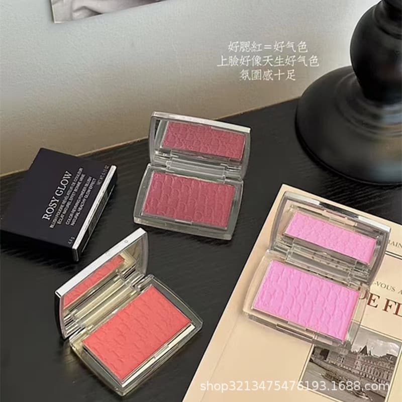 New version of foreign trade cosmetics Di D home backstage relief long-lasting monochrome blush palette beginner makeup repair eye shadow 4.4g