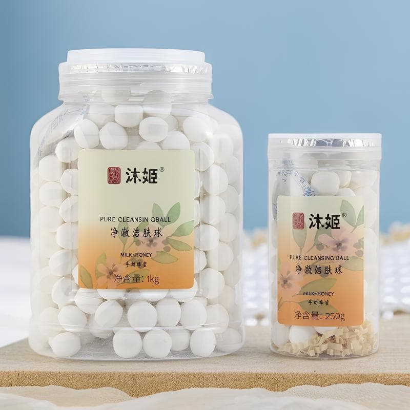 Muji Milk Honey Rose Cleansing Balls Whitening Moisturizing Softening Exfoliating Pomegranate Foot Care Tablets Balls