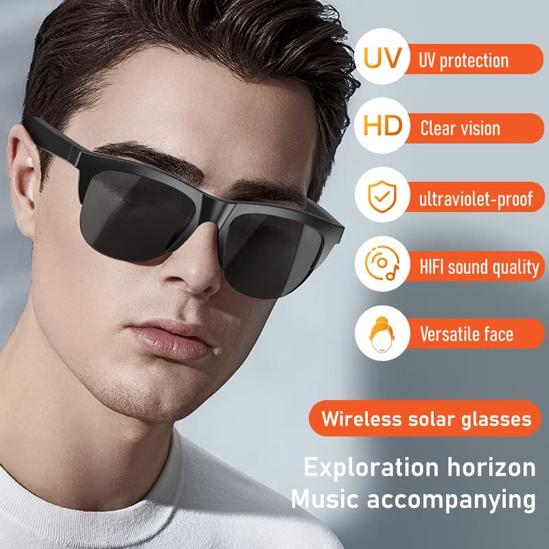 F06 F07 F08 New Bluetooth Smart Glasses UV Protection Sunglasses Fashionable Eyewear