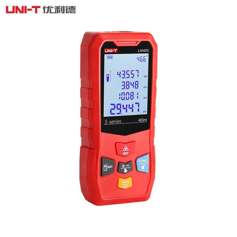 UNI-T Uni-T Laser Distance Meter High-Precision Infrared Room Measurement Distance Area Volume Pythagorean LM40S