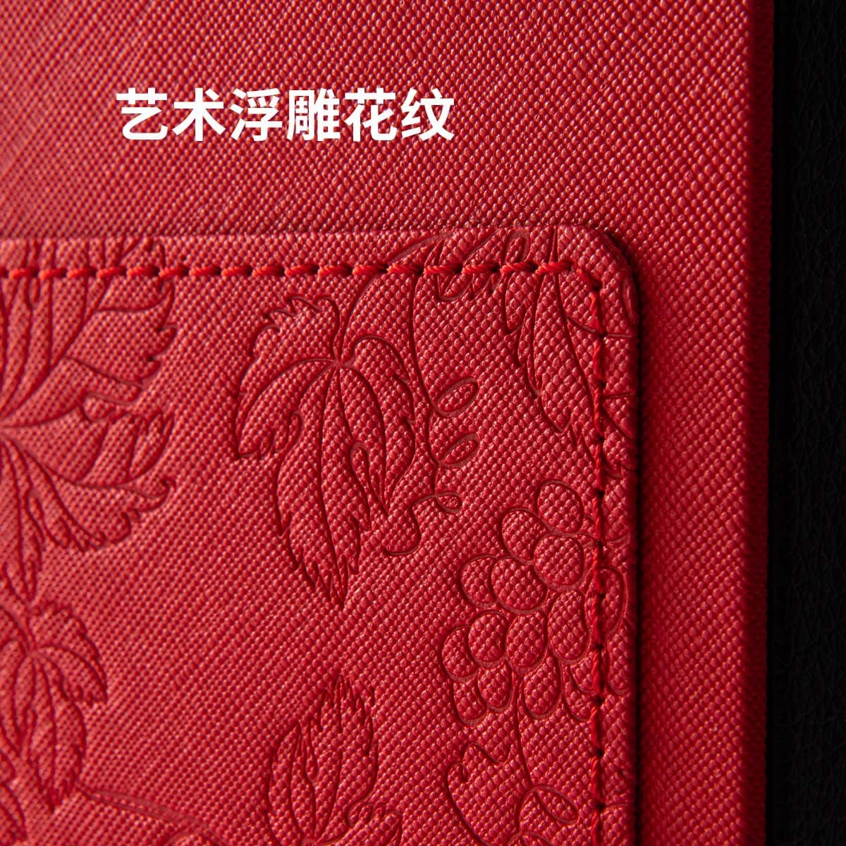 Red Wine Box Double Bottle Leather Case with LOGO, Premium Wine Gift Box Packaging, Universal 2-Bottle Empty Red Wine Box