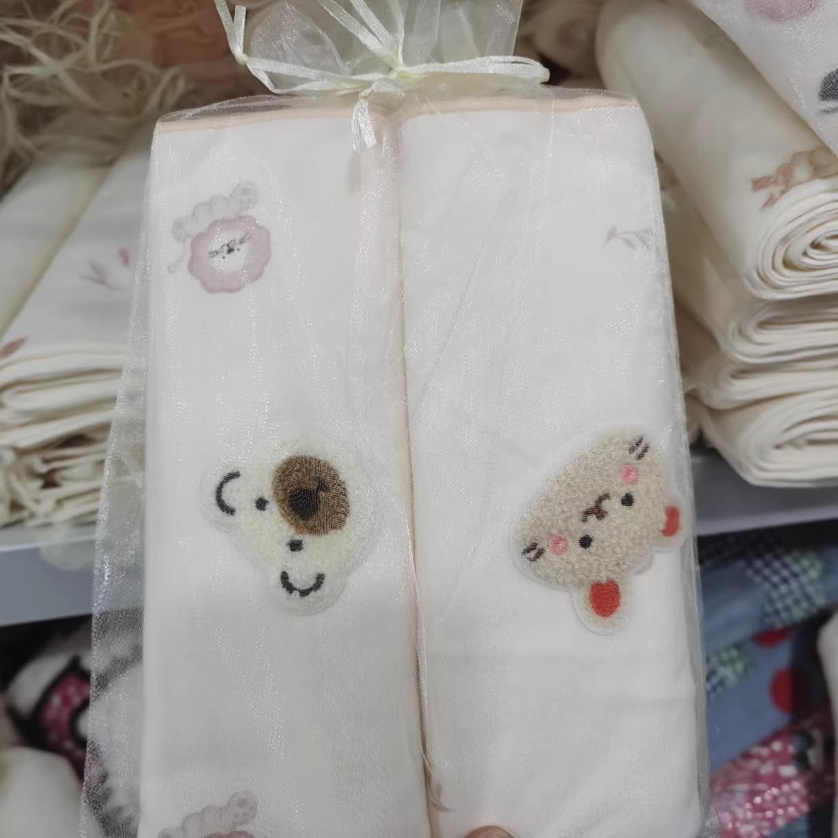 Newborn Pure Cotton Delivery Room Wrap A-Class Infant Swaddle Blanket for All Seasons, Fine Combed Cotton Baby Blanket