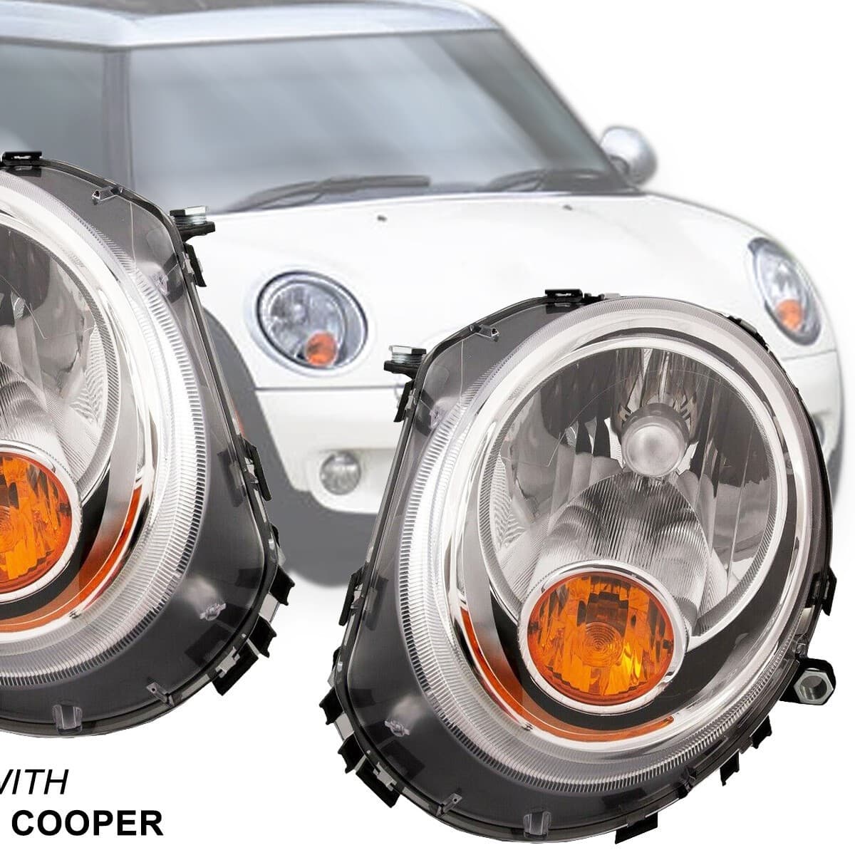 Compatible with BMW MINI Front Fog Light R55 R56 R57 R60, BMW MINI Headlight Front Lamp