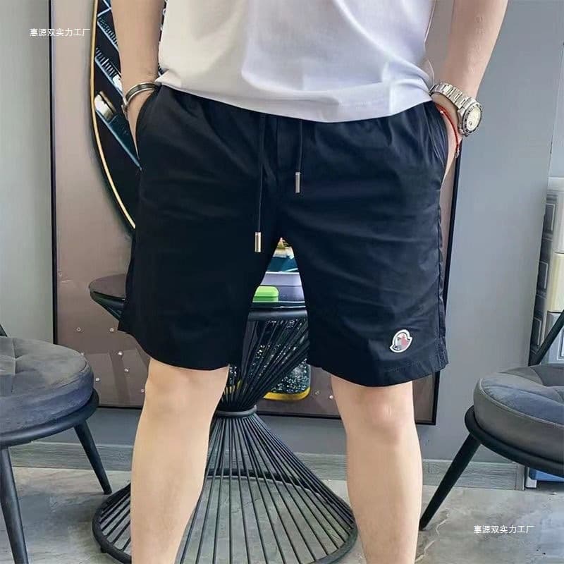 Cross-border Hot Selling Summer 26 Quick-Dry Casual Sports Shorts Versatile Fashion Men's Beach Shorts Black White