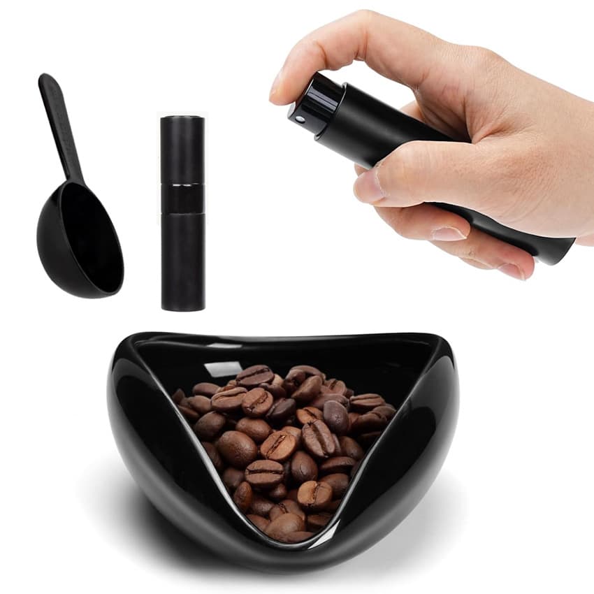 Coffee Bean Display Tray, Measuring Dish, Bean Weighing Dish, Ceramic Coffee Powder Tray, Ground Coffee Receiver, Tea Leaf Dish, Bean Receiving Set