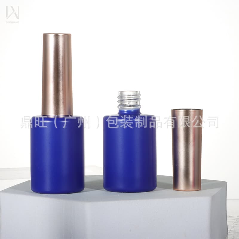 Supply 10ml Nail Gel Empty Bottles Customizable Color Logo Nail Gel Glass Empty Bottles Nail Art Refill Bottles
