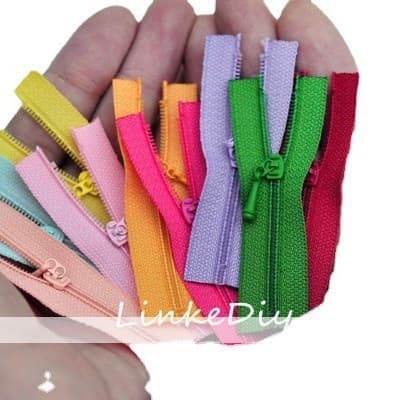 Small size 0 zipper, even smaller than size 0, DIY doll accessories, action figure crafts, 5CM