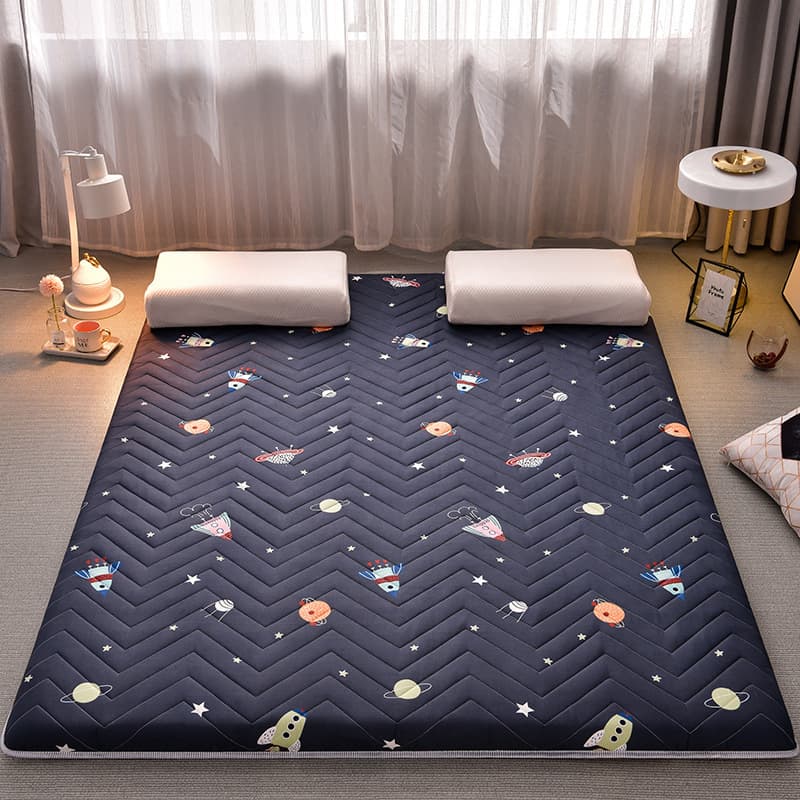 Foldable Moisture-Proof Floor Mattress, Home Sleeping Pad, Tatami Soft Mat, Single High-Density Sponge Mattress, Thickened Mattress Pad