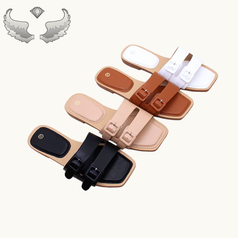 Wholesale Flat Slippers for Women, Craft Shoes, Summer Casual Beach Slippers
