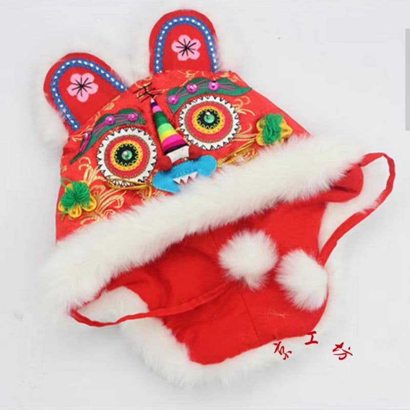 Handmade Tiger Hat for Kids, Parent-Child Tiger Hat, Birthday Hat, Photo Prop for Hanfu, Popular Souvenir Hat