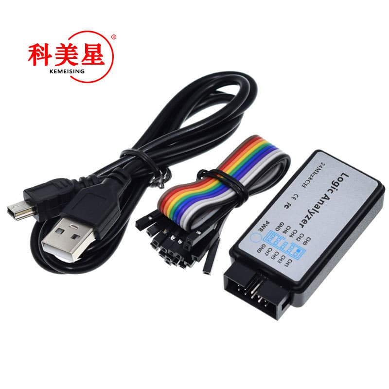 USB SALEAE 24M 8CH Logic Analyzer 24M 8 Channels with Buffer Support 1.1.16