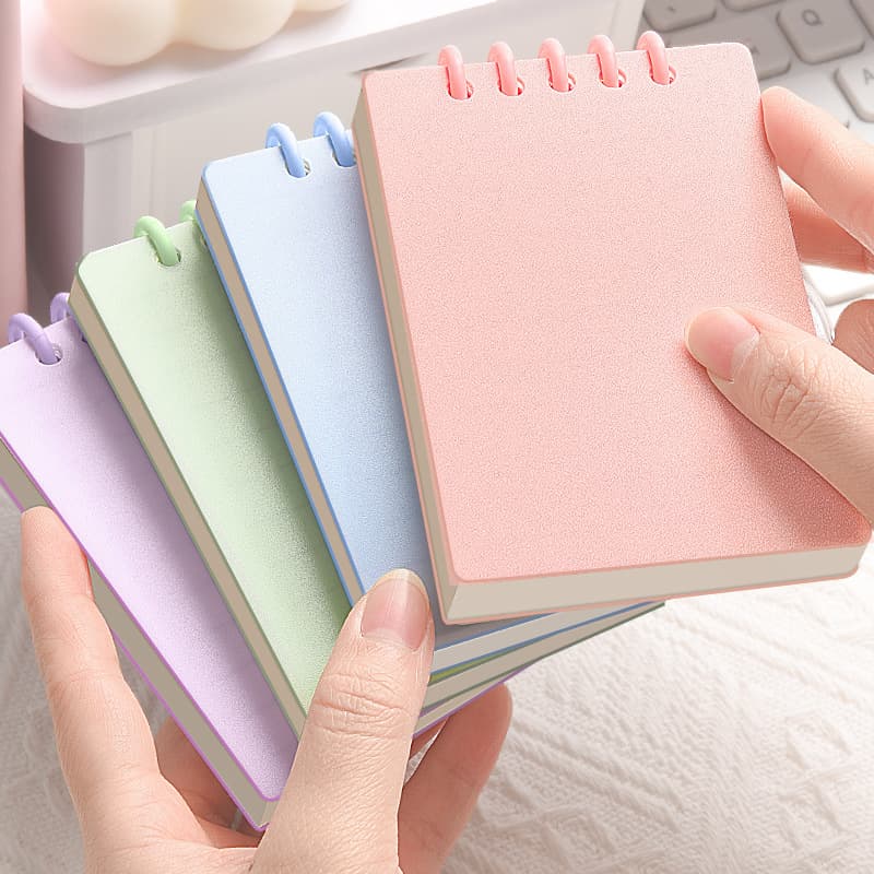 A7 Morandi Mini Pocket Notebook, Portable Refillable Notepad, High Appearance, Travel Journal, Cross-Border Wholesale