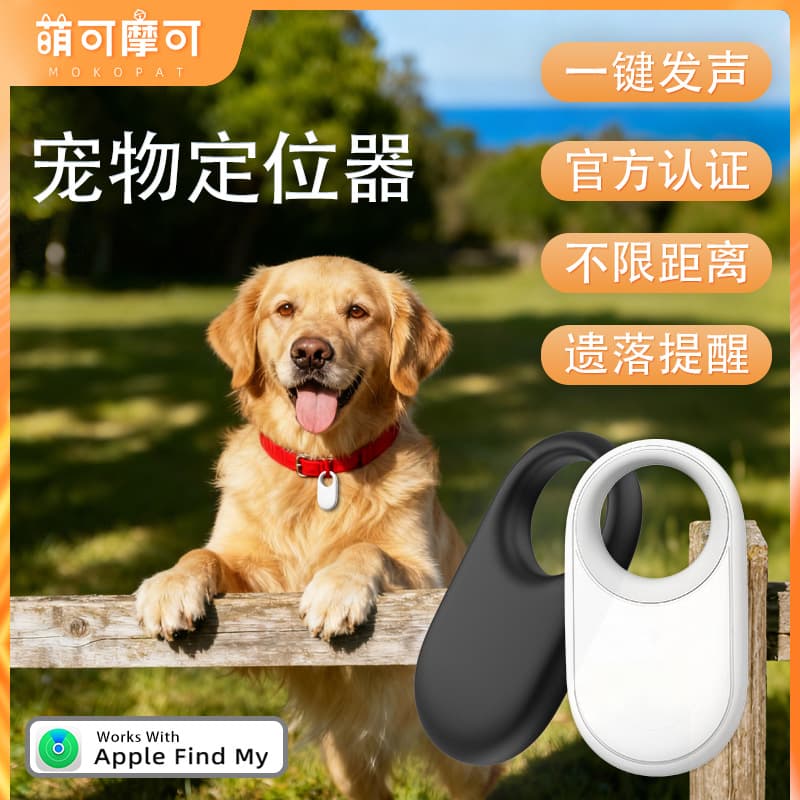 Global Positioning Finder Anti-Loss Tracker for Long-Distance Use with Apple iOS System Find My Locator