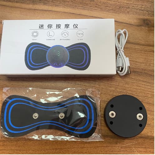 8 Modes 19 Levels Hot-selling Cervical Massage Patches, Mini Portable Electric Shoulder and Neck Massager, Full Body Pulse Massage Patches