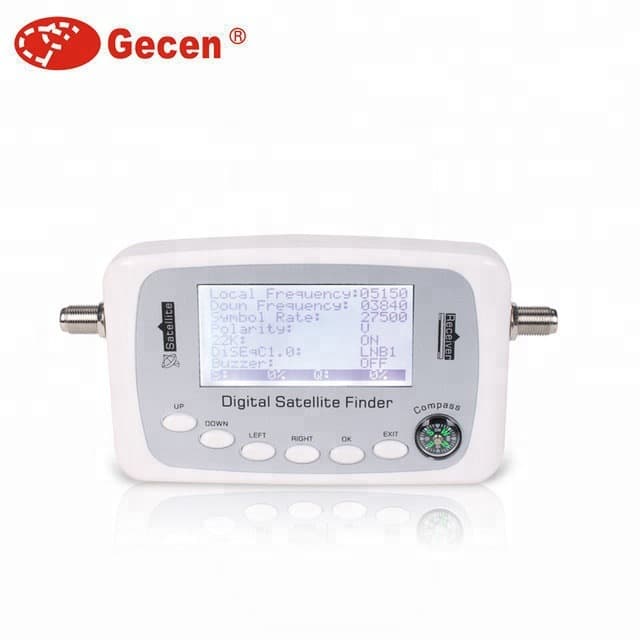 GECEN Jiaxun SF-500A Satellite Finder SAT Finder LNB Signal Meter DVB-S2