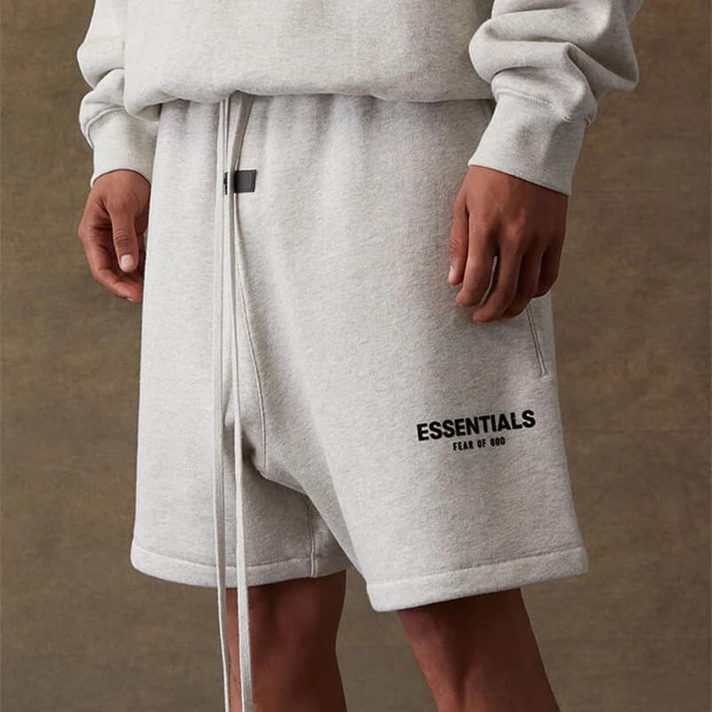 Essentials 22SS Summer Shorts, American Streetwear Brand Eighth Season Flocked Shorts, Unisex