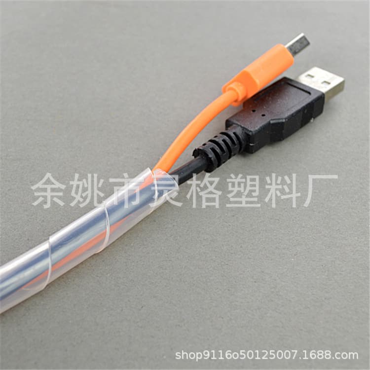 Wire storage protective sleeve winding tube, transparent plastic PE tube, wire winder, wire winding tube device
