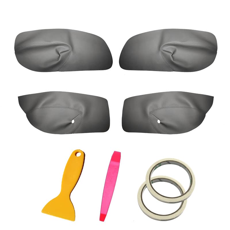 For Volkswagen Golf 4 MK4 98-05 Manual Window Control 4-Door Panel Leather Armrest Cover