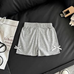 Summer New Kids' Cotton Shorts for Girls, Casual Pants for Baby Girls, Stretchy Shorts, Korean Style Thin Outerwear Pants