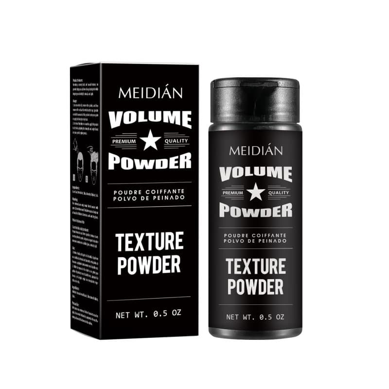 Men's Volumizing Powder English Version Hair Styling Powder for Bangs, No-Wash, Oil-Absorbing, Hair Volumizer